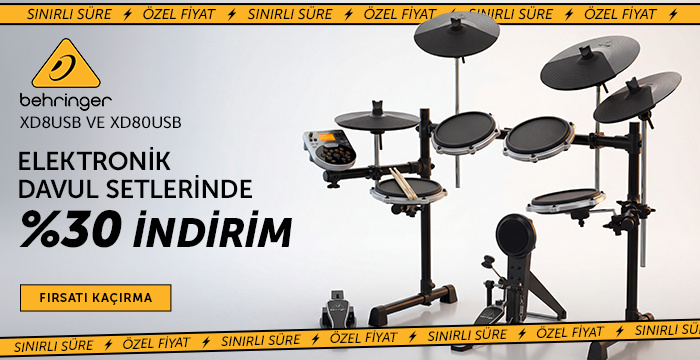 Behringer Elektronik Davul Setleri Kaçmaz Fiyata!